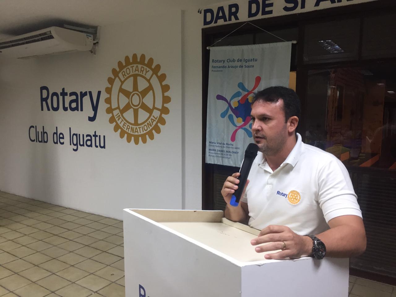 Georgy Xavier é indicado presidente 21/22 do Rotary Club de Iguatu