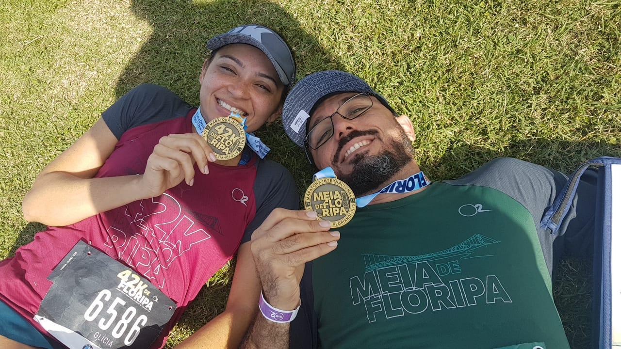 Glícia Uchoa é a primeira iguatuense a completar maratona