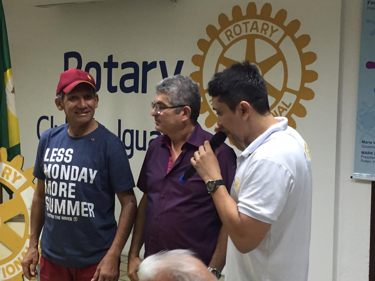 Rotary Club de Iguatu empossa novo sócio