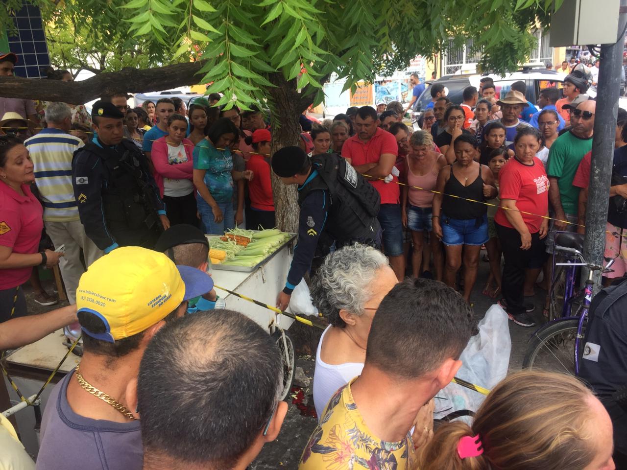 Vendedor é morto a golpes de faca e acusado é preso após perseguição no centro de Iguatu