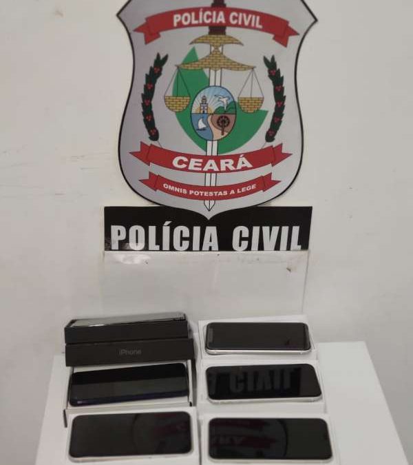 Polícia Civil de Iguatu recupera carga de celulares avaliada em R$ 50 mil