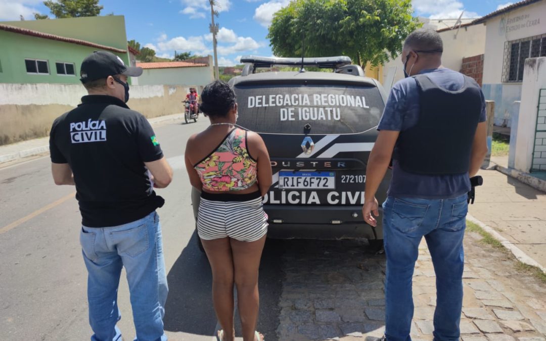 Mulher que matou e degolou padrasto é presa pela Polícia