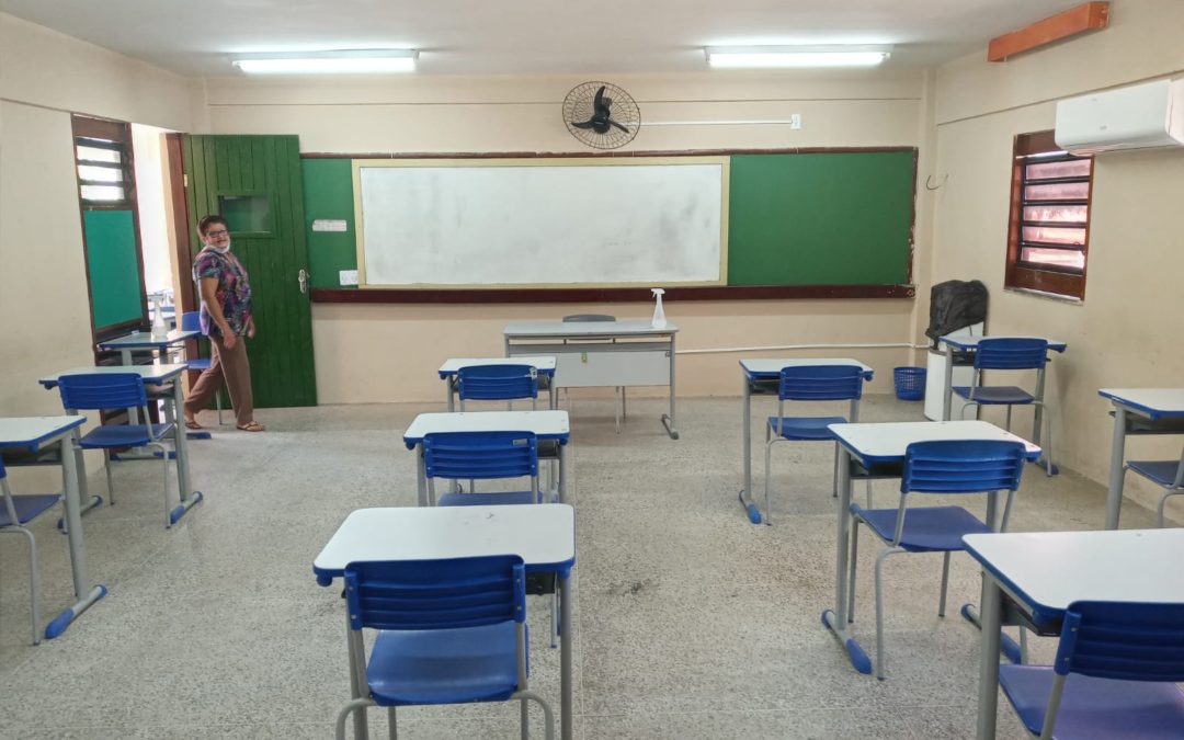 Rede pública de Iguatu se prepara para retomada das aulas presenciais