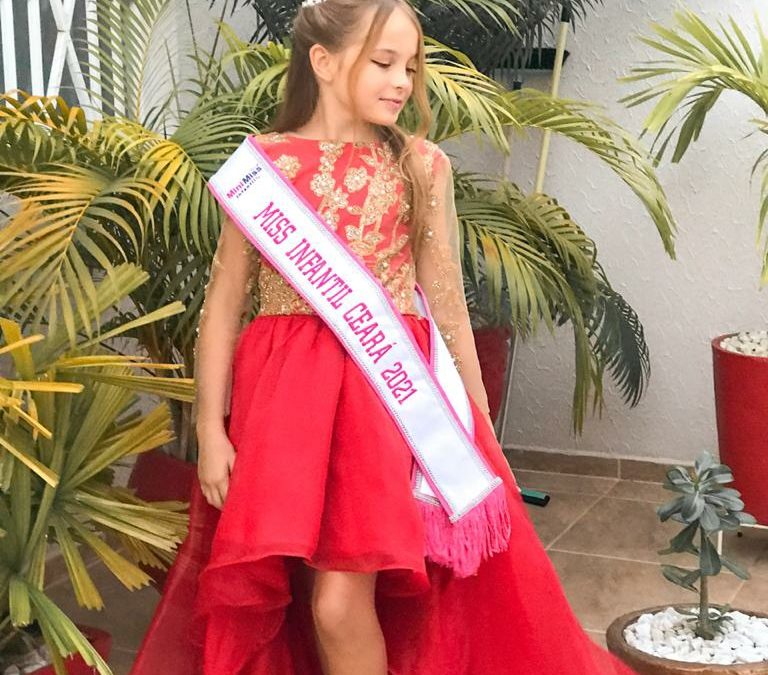 Representante iguatuense eleita Miss Ceará Infantil vai disputar o Miss Brasil