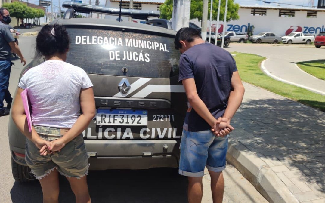 Polícia Civil prende casal acusado de realizar assaltos em Iguatu