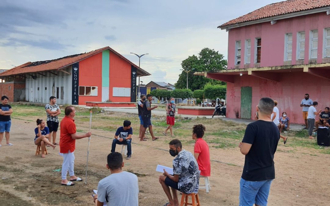 Elenco realiza ensaios para apresentação da Paixão de Cristo