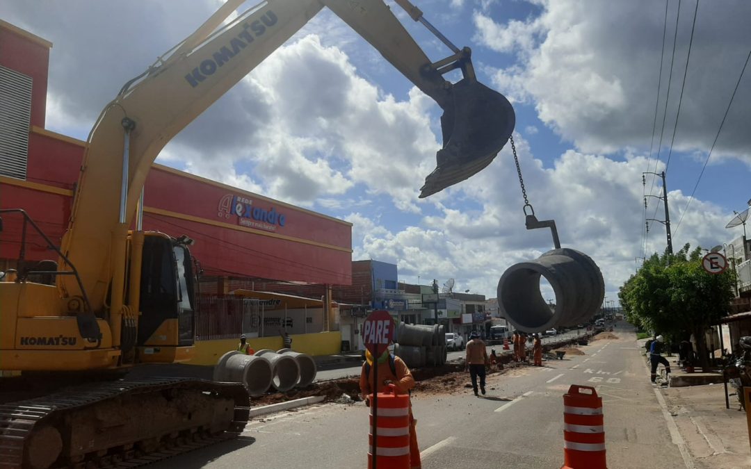 Frente de trabalho da Avenida Perimetral é alterada