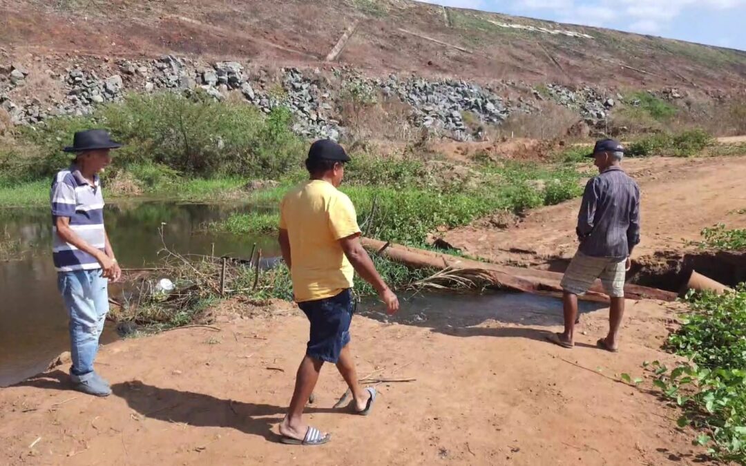 Moradores cobram conserto da estrada vicinal de acesso ao Trussu