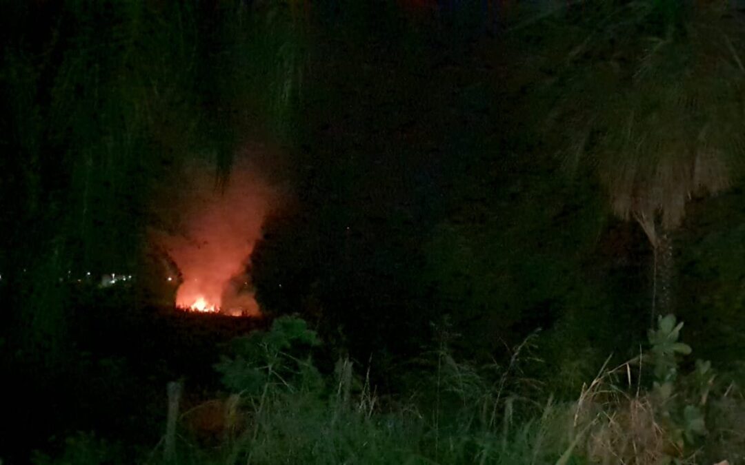 Mais um incêndio atinge a lagoa da Bastiana