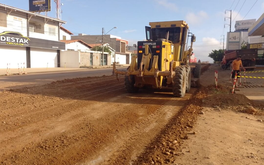 Obras da Perimetral avançam em Iguatu