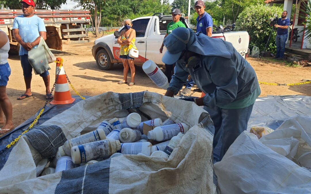 InpEV recolhe embalagens de agrotóxicos em Iguatu