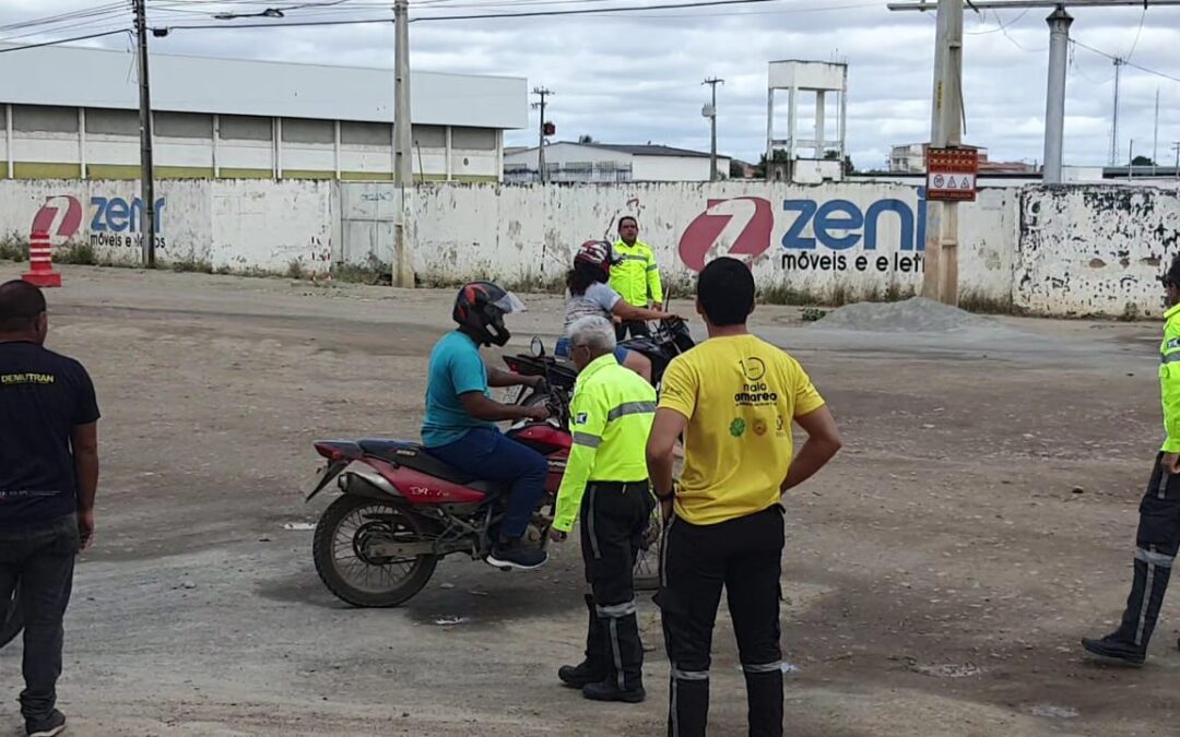 Demutran organiza fluxo de veículos em trechos da obra na Perimetral