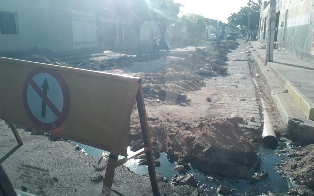 Pedro Gomes de Araújo recebe obras de coleta de água servida