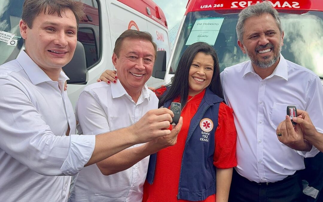 SAMU-Iguatu reforça frota com duas novas ambulâncias para atendimento de emergência