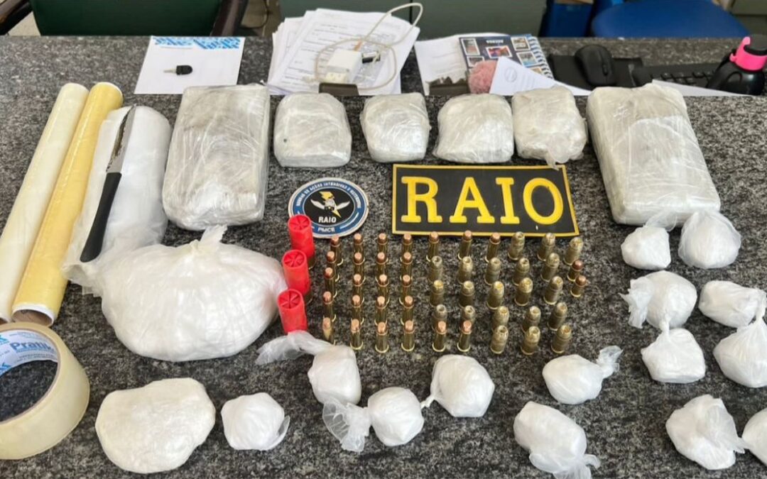 Operação da Polícia apreende drogas e munições enterradas na lagoa da Bastiana