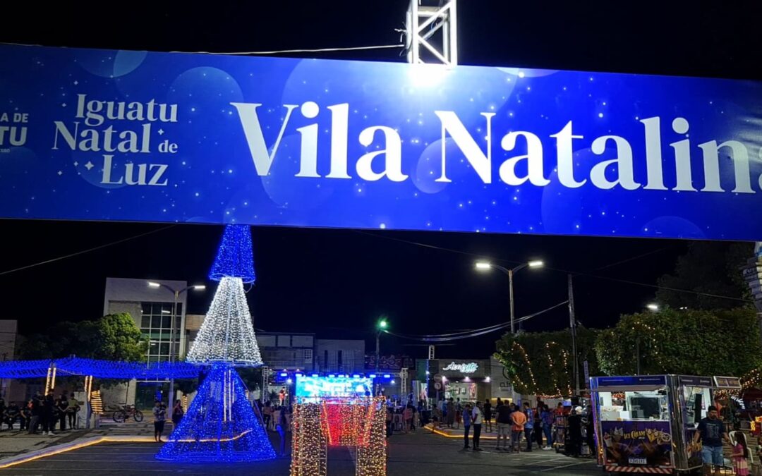 Decoração de Natal atrai famílias para a Praça da Matriz