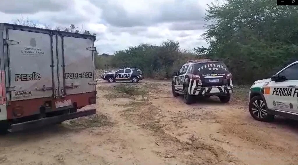 Ossada humana encontrada por agricultor próximo ao rio Jaguaribe