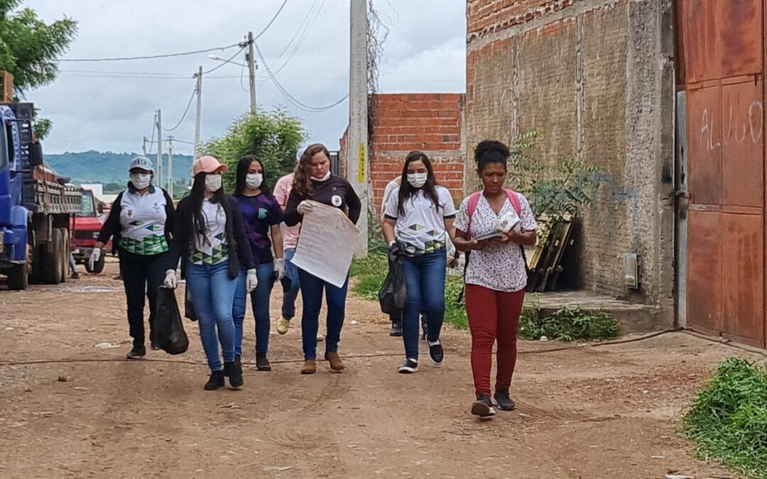 Estudantes do IFCE participam de prevenção e combate à dengue na Chapadinha