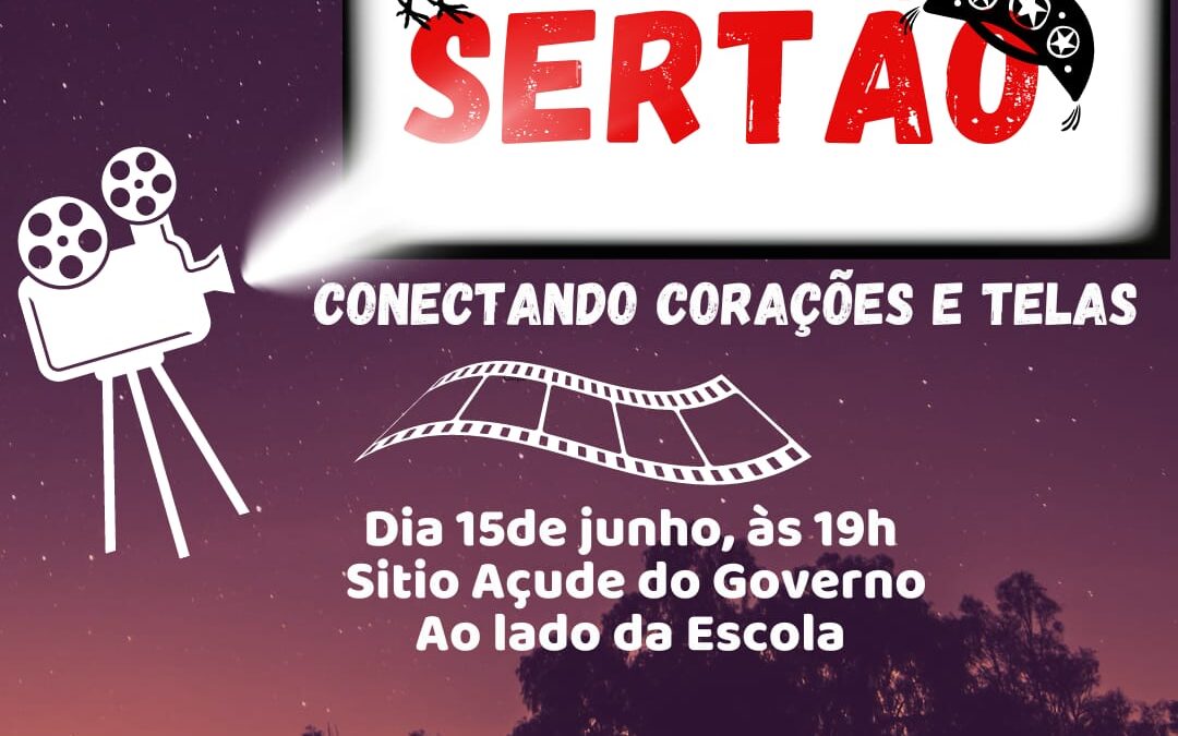 Cine Sertão leva exibições de filmes para zona rural