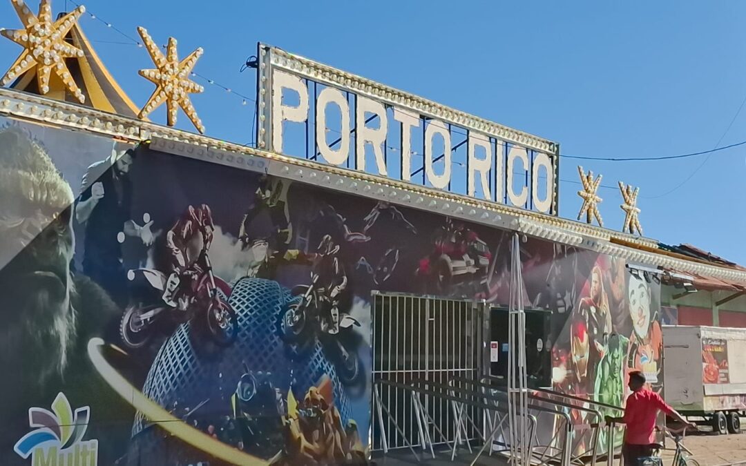 “Porto Rico” chega a Iguatu com estrutura de 40 pessoas e espetáculos circenses