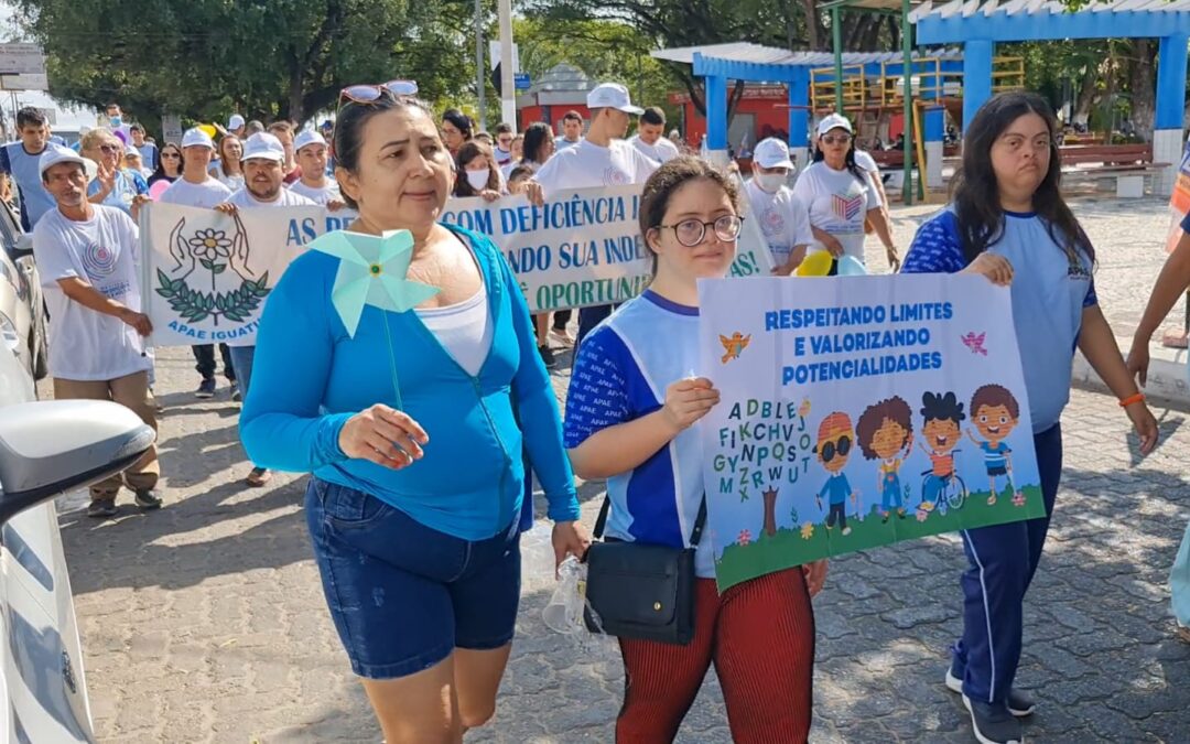 Caminhada marca programação da Semana Nacional da Pessoa com Deficiência Intelectual e Múltipla