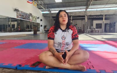 Atleta de judô Késia Alves sonha com a faixa preta